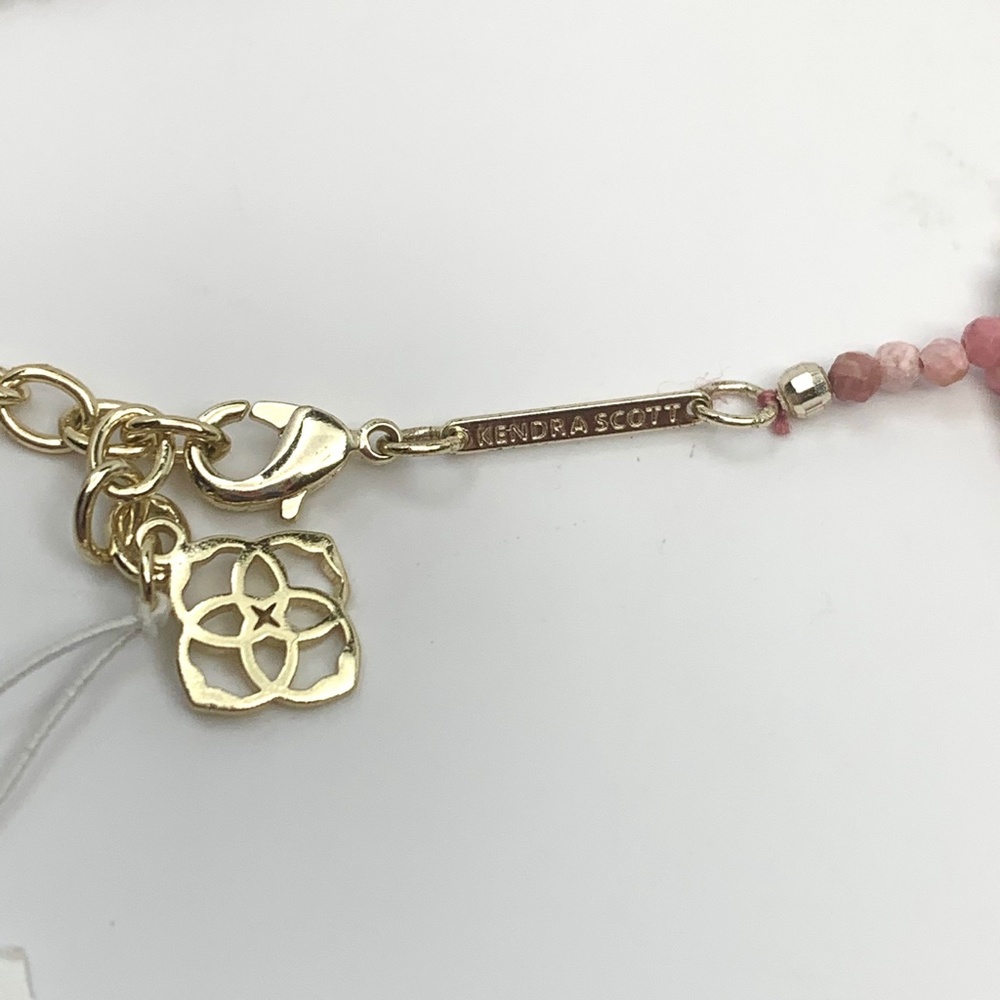 KENDRA SCOTT BETHANY Y-SHAPED NECKLACE in PINK - Picture 6 of 7